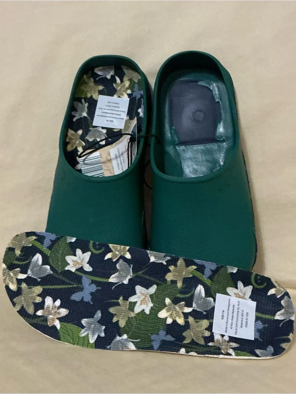 Women's Teal Garden Clogs